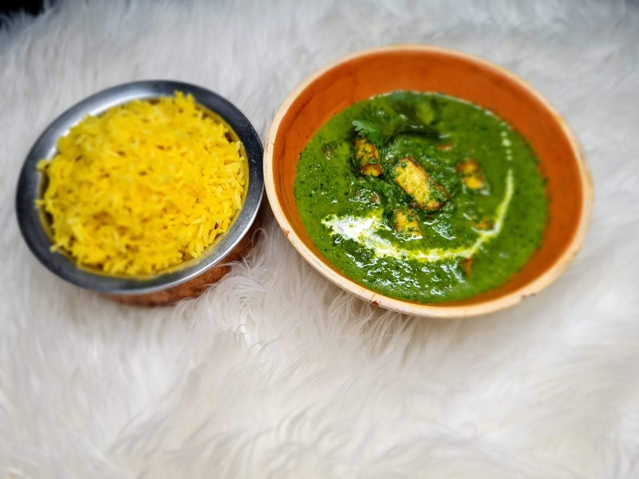 Healthy green catering dish